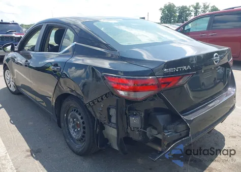 2020 Nissan Sentra S Xtronic Cvt из США, поврежденный, VIN 3N1AB8BVXLY263843